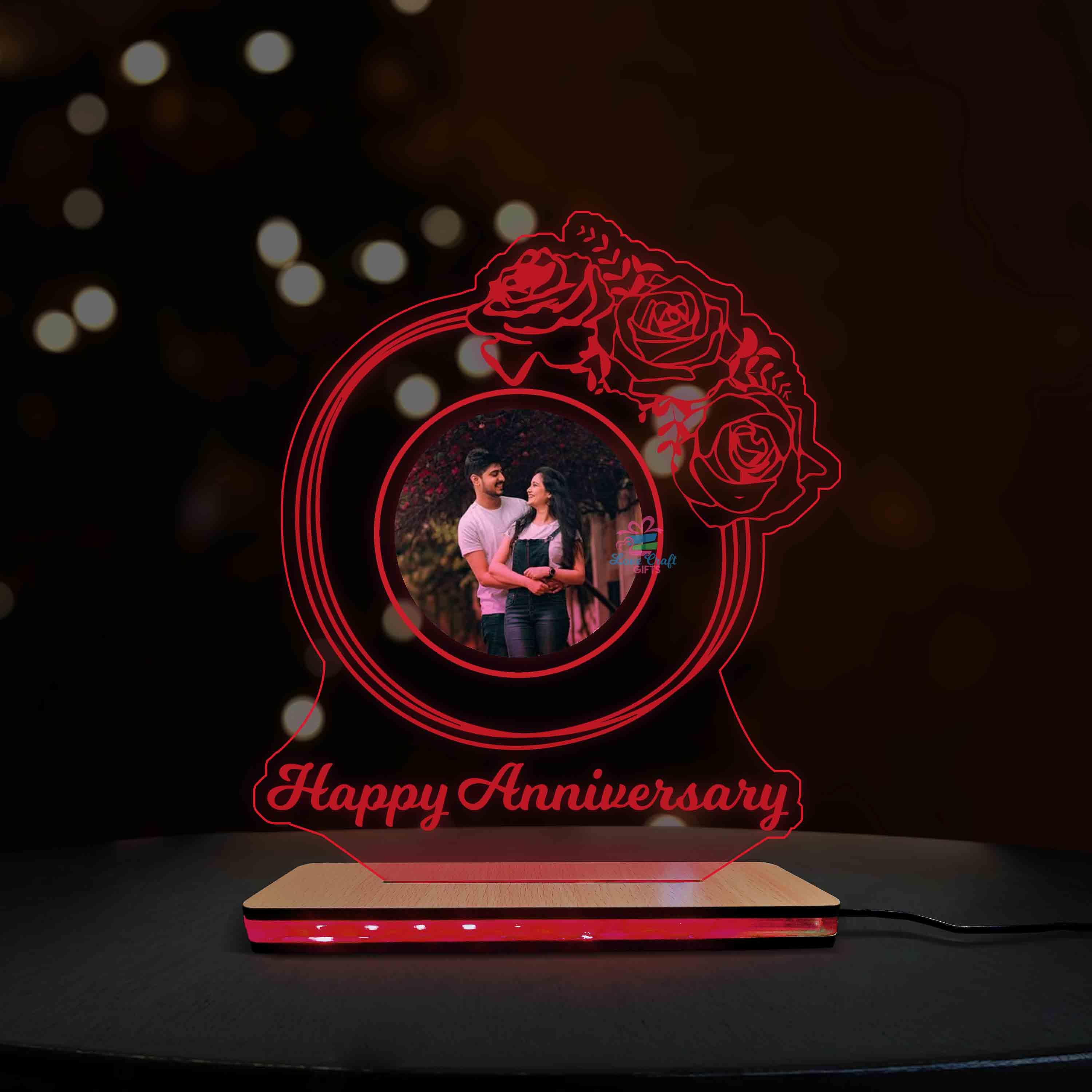 3D Acrylic Multi-Led Table Lamp For Bf And Gf - Image 4