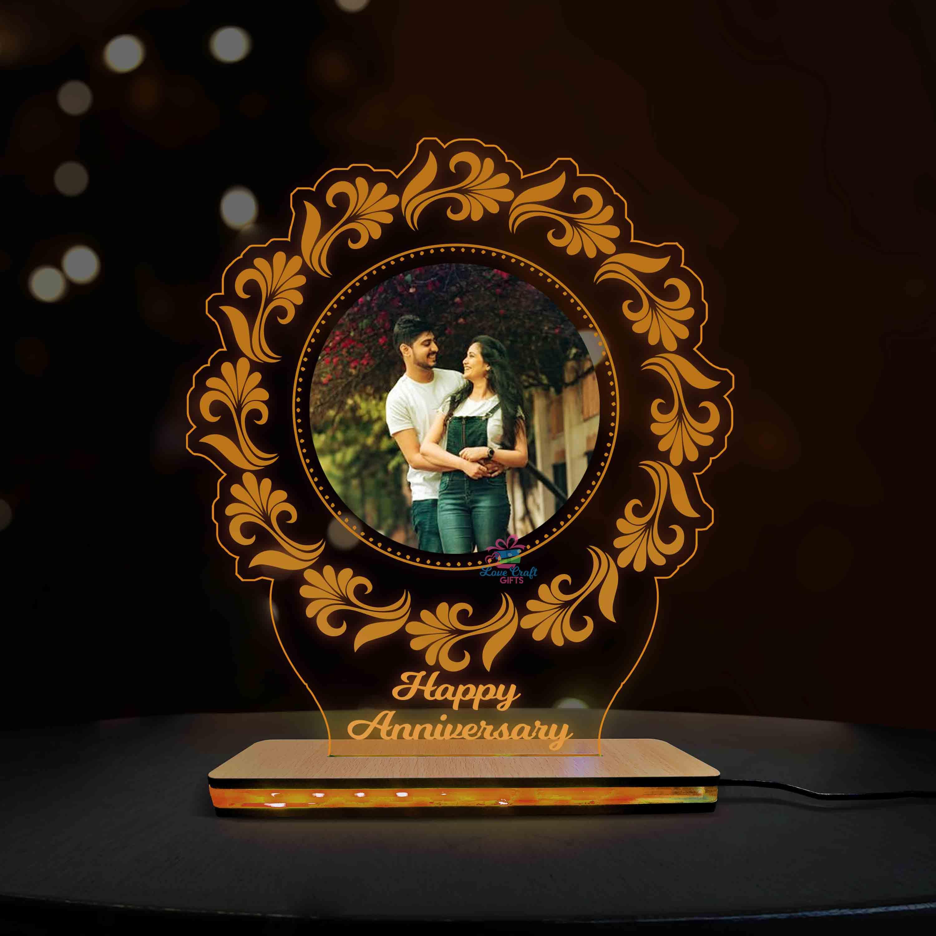 Acrylic Multi-Led Table Lamp For Bf And Gf - Image 3