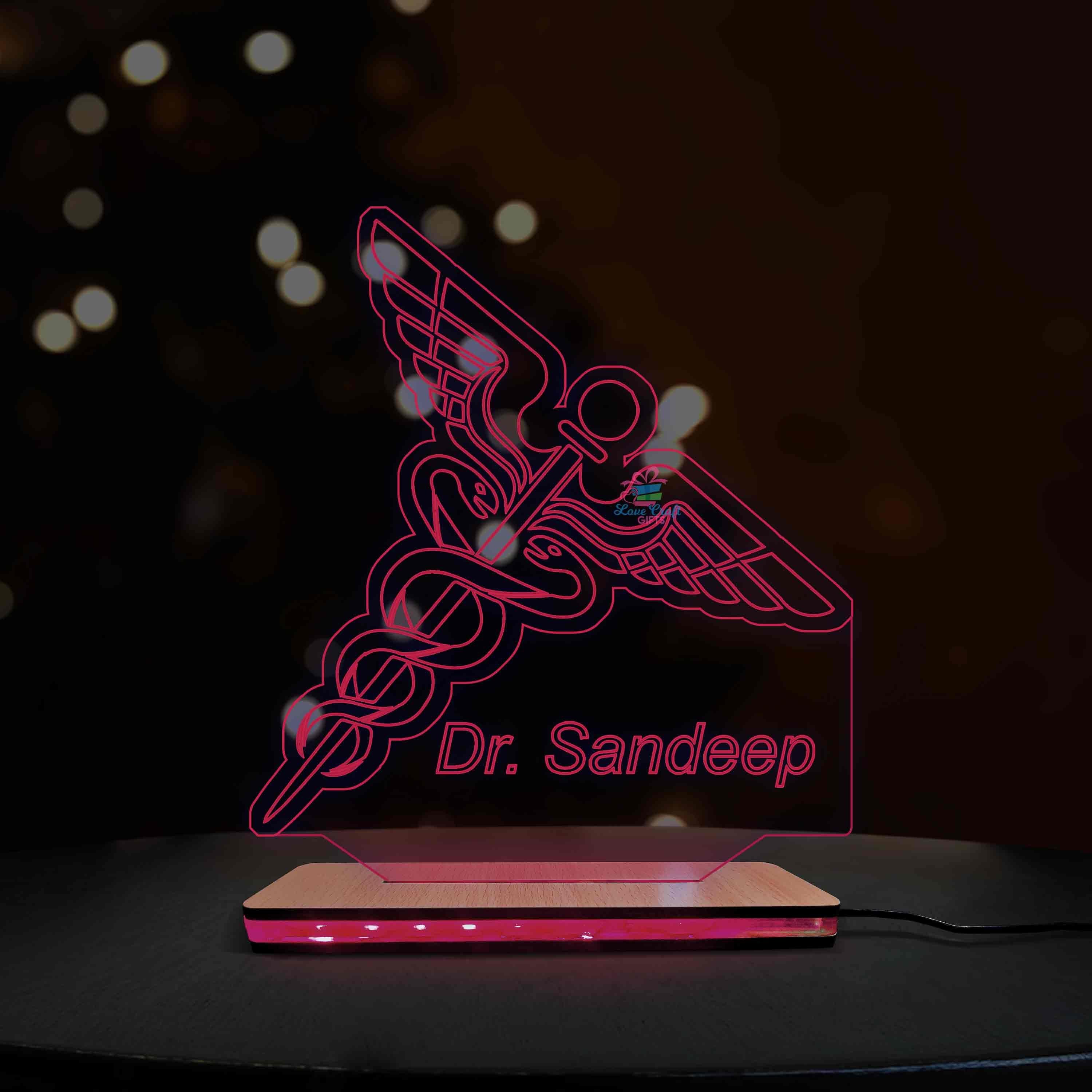 Medical Logo - 3d Illusion Night Lamp - Image 4