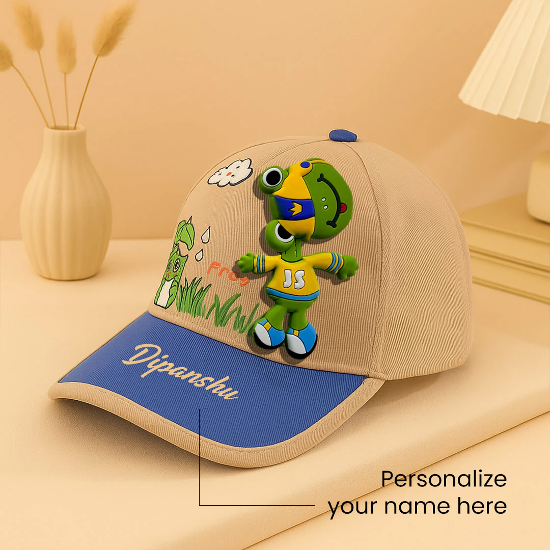 3D Frog Cartoon Cap for 4-10 years - Image 3