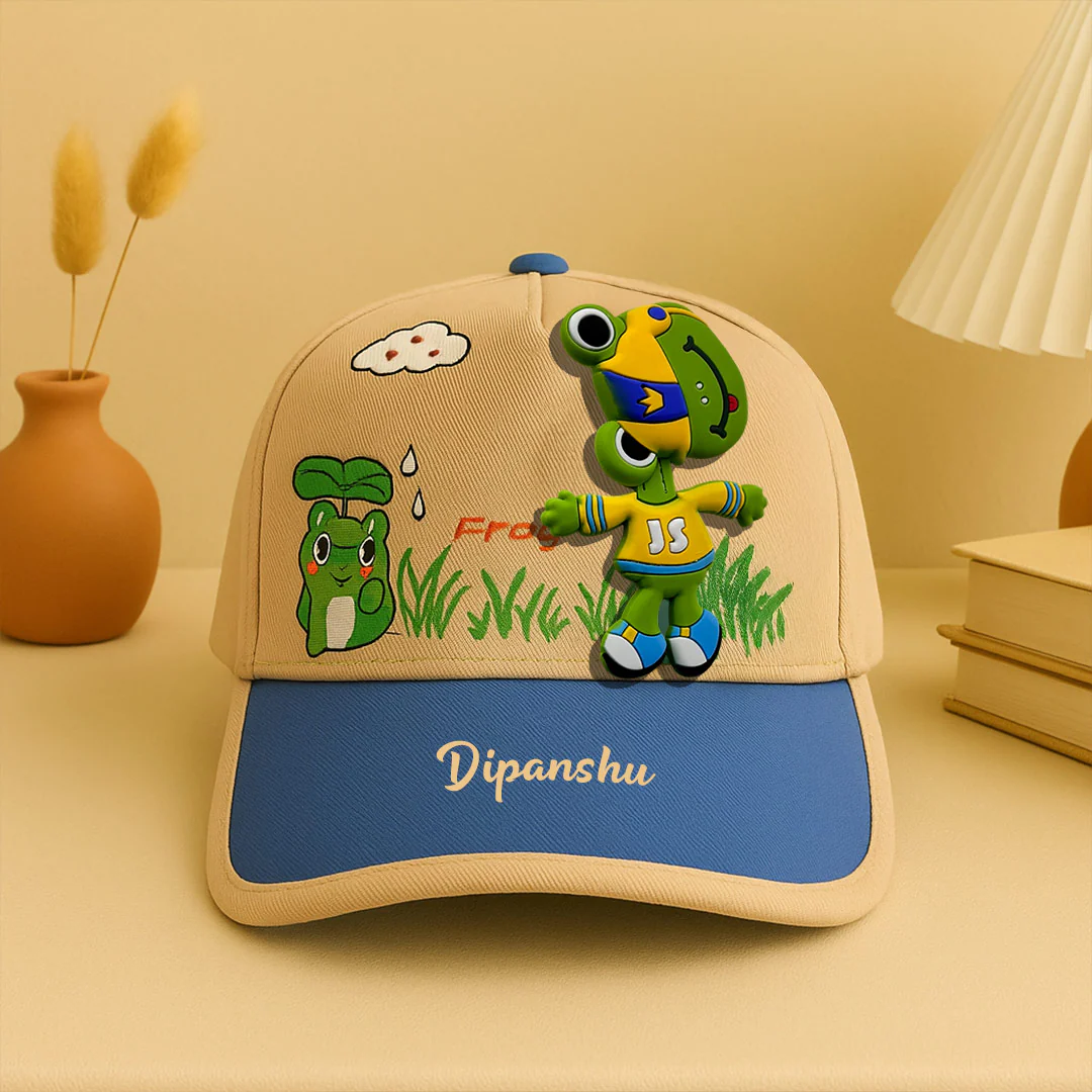 3D Frog Cartoon Cap for 4-10 years - Image 4