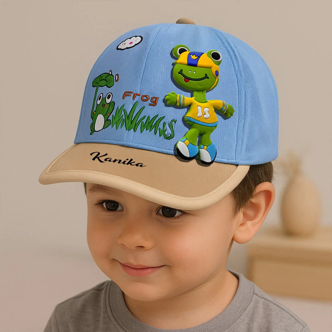 3D Frog Cartoon Cap for 4-10 years - Image 6