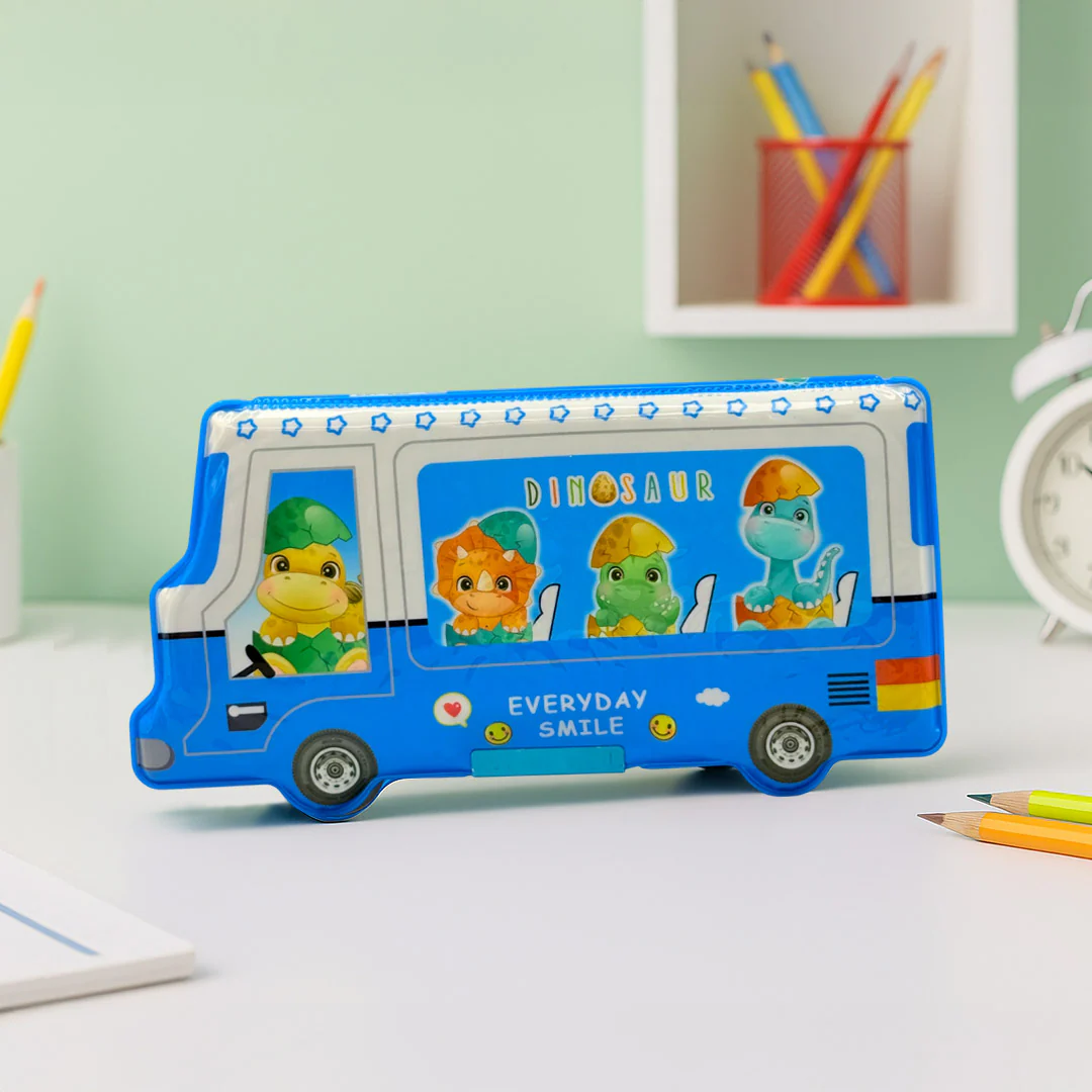 3D Vehicle-Shaped Pencil Case with Name - Image 3