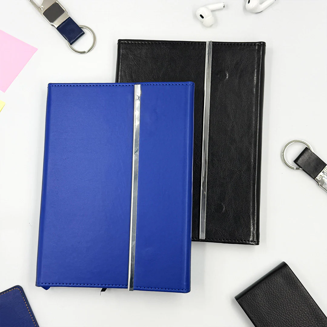 A5 Woven Vegan Leather Diary – Personalized Name Printing - Image 11