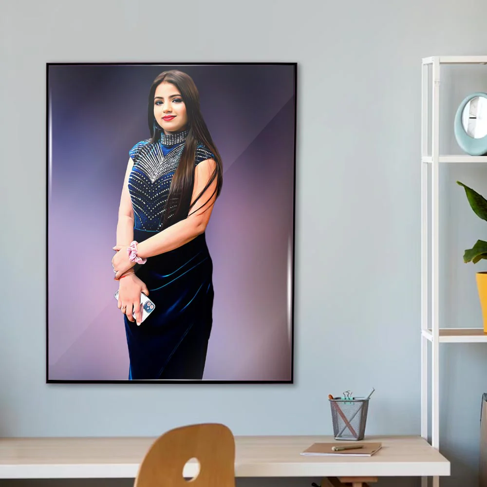 Digital Acrylic Oil Painting For Wife - Image 2