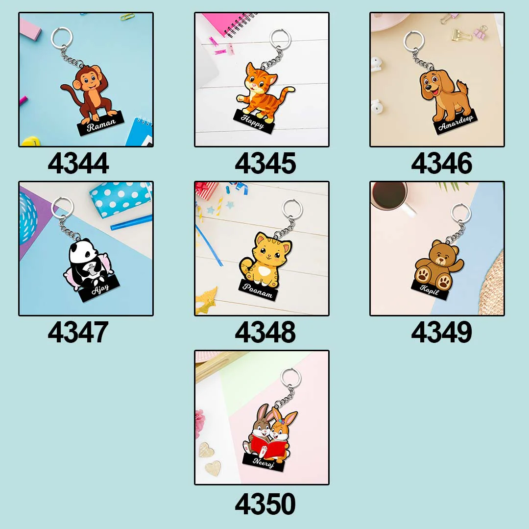 Animal Keychain With Name - Image 16