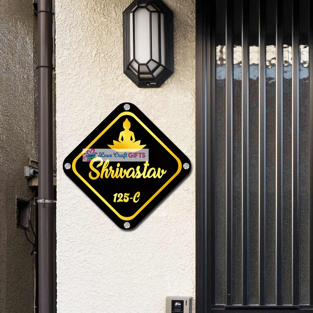 Auspicious Acrylic Home Name Plates-12x15" - Image 2