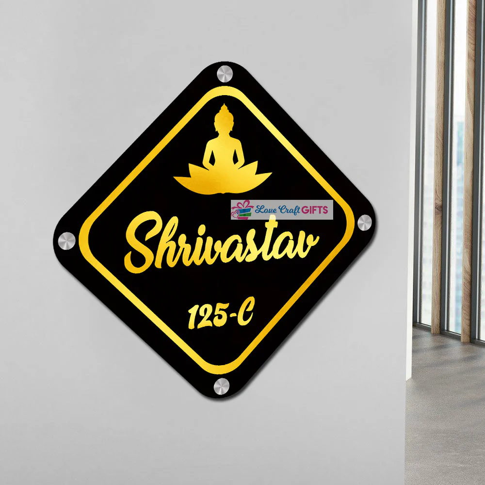 Auspicious Acrylic Home Name Plates-12x15" - Image 3