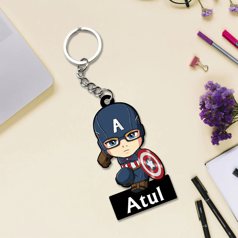 Avengers Keychain With Name - Image 8