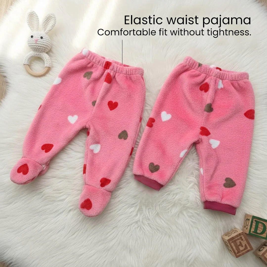 Baby Winter Fleece Set | 4 Pc Warm Wear Combo - Image 3