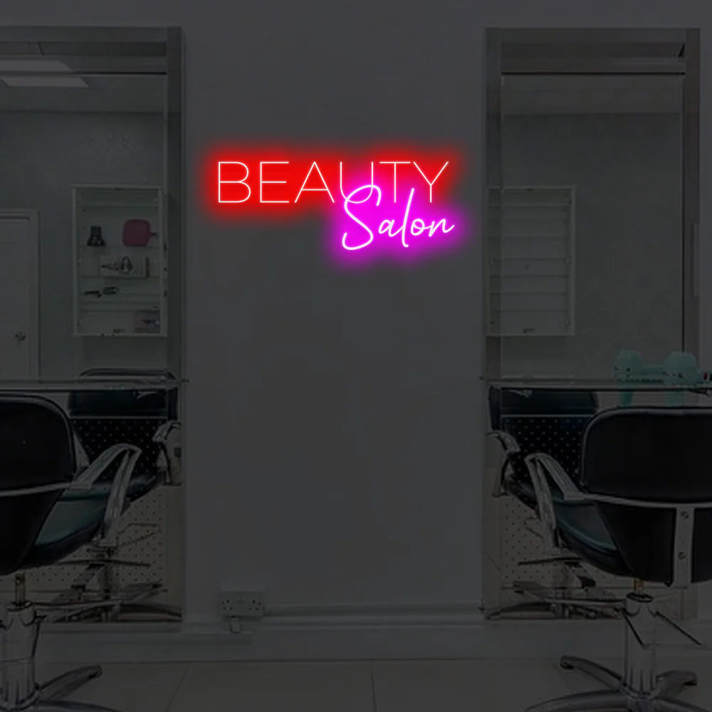 Beauty Salon Neon Sign Light-18x36"