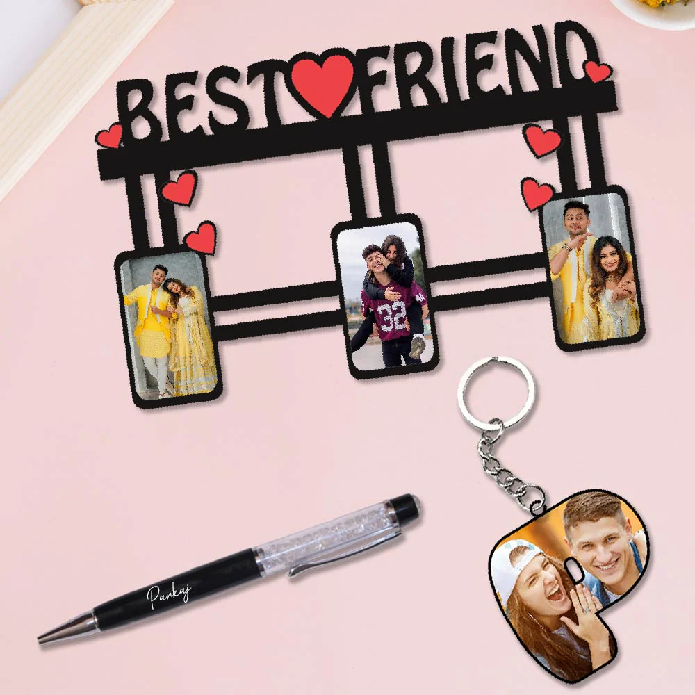 Best Collage Photo Frame, Pen And Keychain Combo - Image 5
