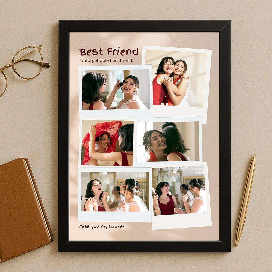 Best Friend Personalized Photo Collage Frame - Image 2