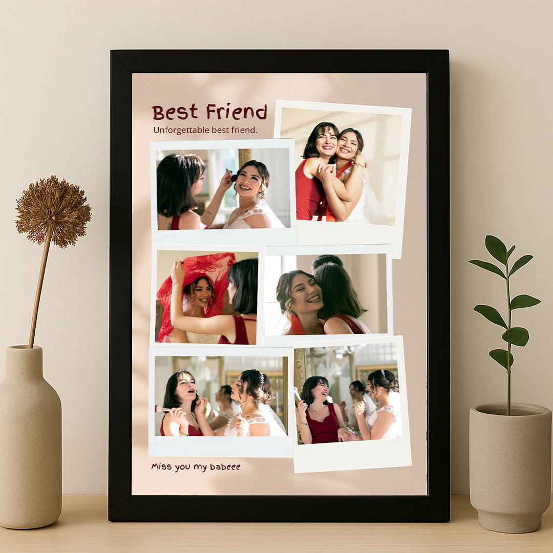 Best Friend Personalized Photo Collage Frame - Image 3
