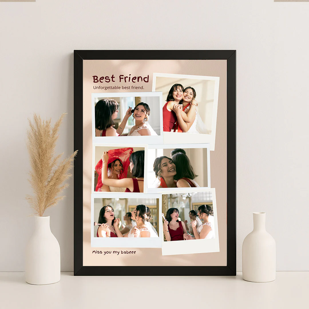 Best Friend Personalized Photo Collage Frame - Image 4