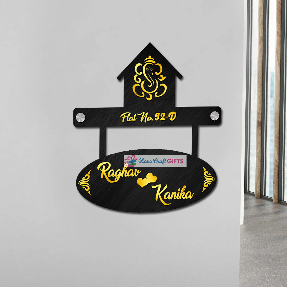 Best Love Wooden Home Name Plates-12x15" - Image 3