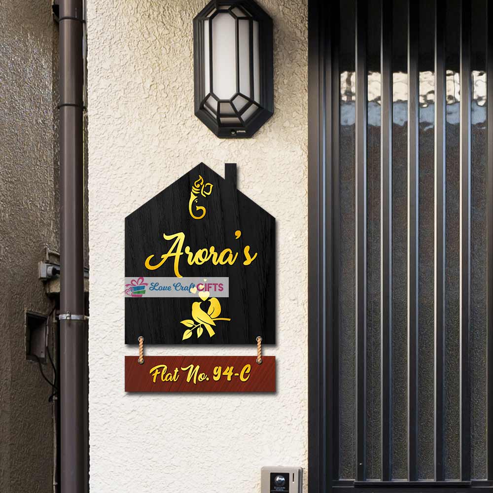 Best Personalized Wooden Home Name Plates-12x15" - Image 2