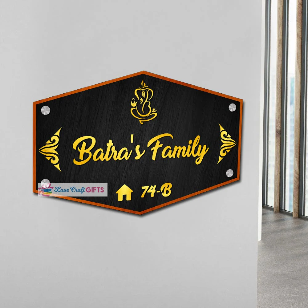 Best Unique Wooden Home Name Plates-12x15" - Image 3