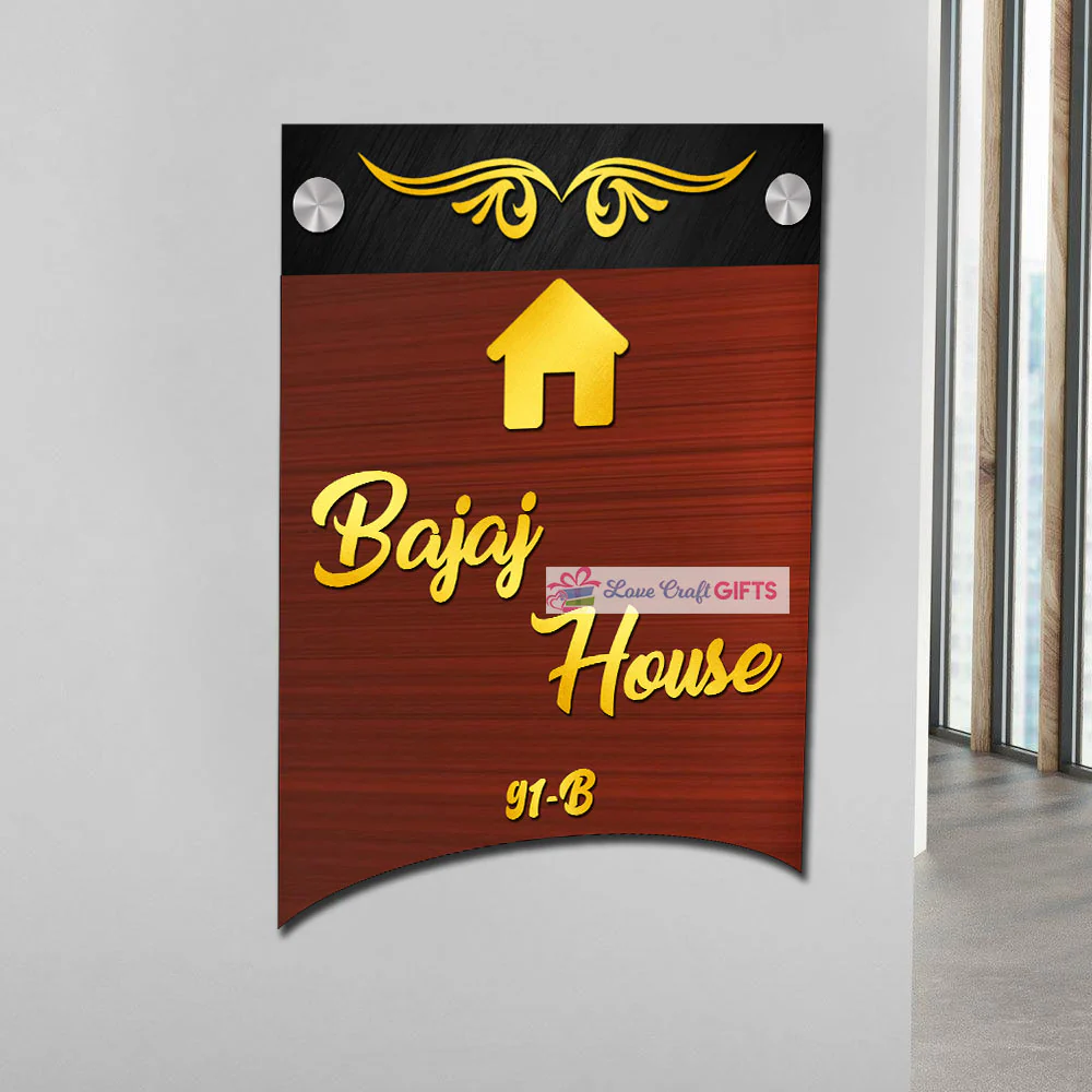 Best Unique Wooden Home Name Plates-12x15" - Image 3