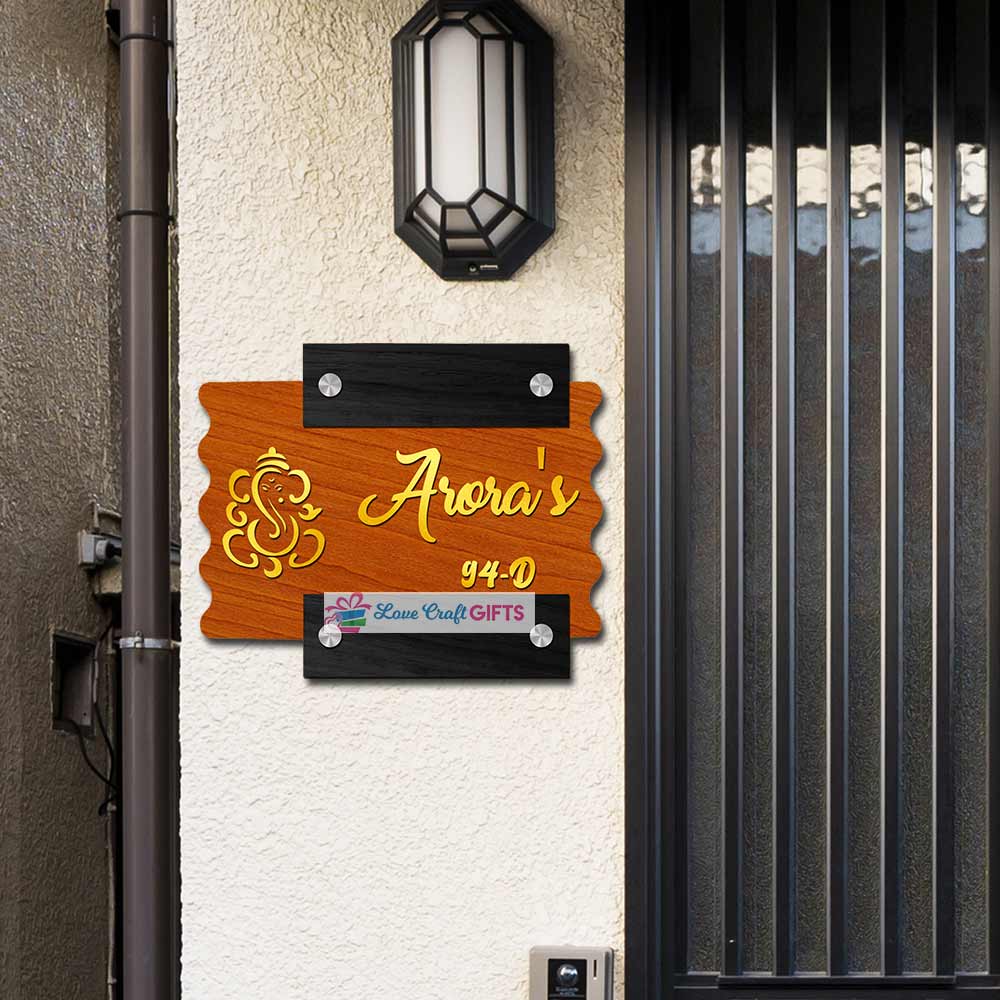 Best Wooden Home Name Plates - Image 2