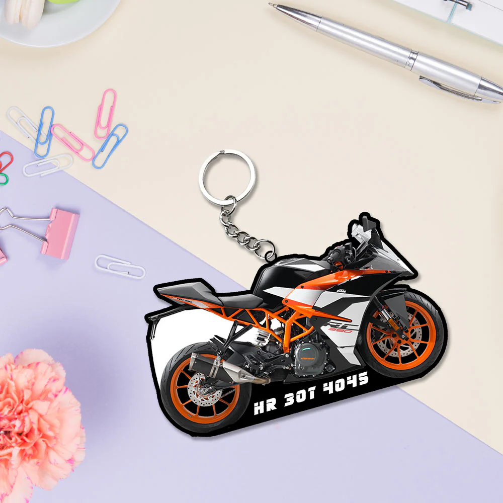 Bike Keychain With Name - Image 13