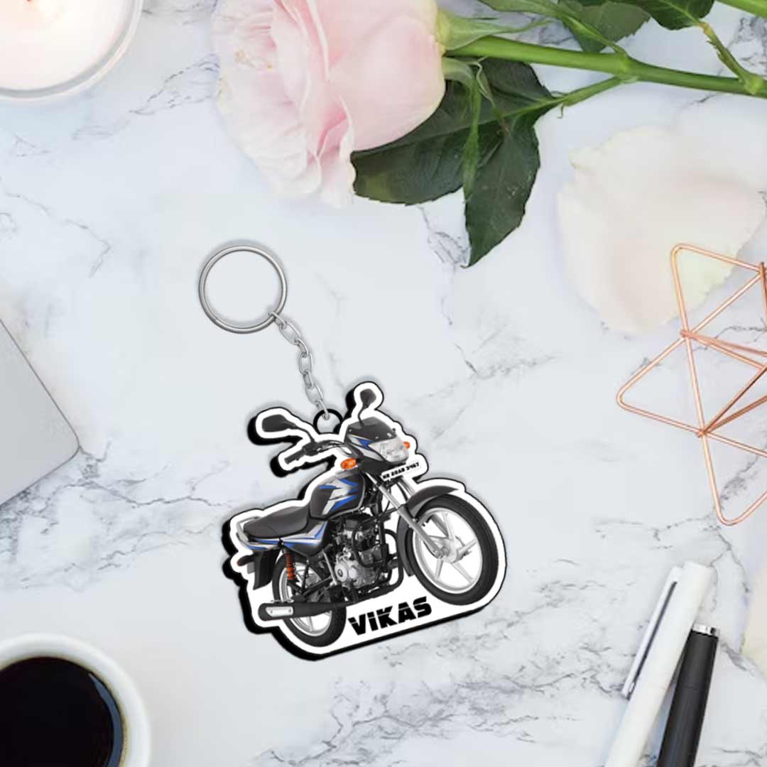 Bike Keychain With Name - Image 7