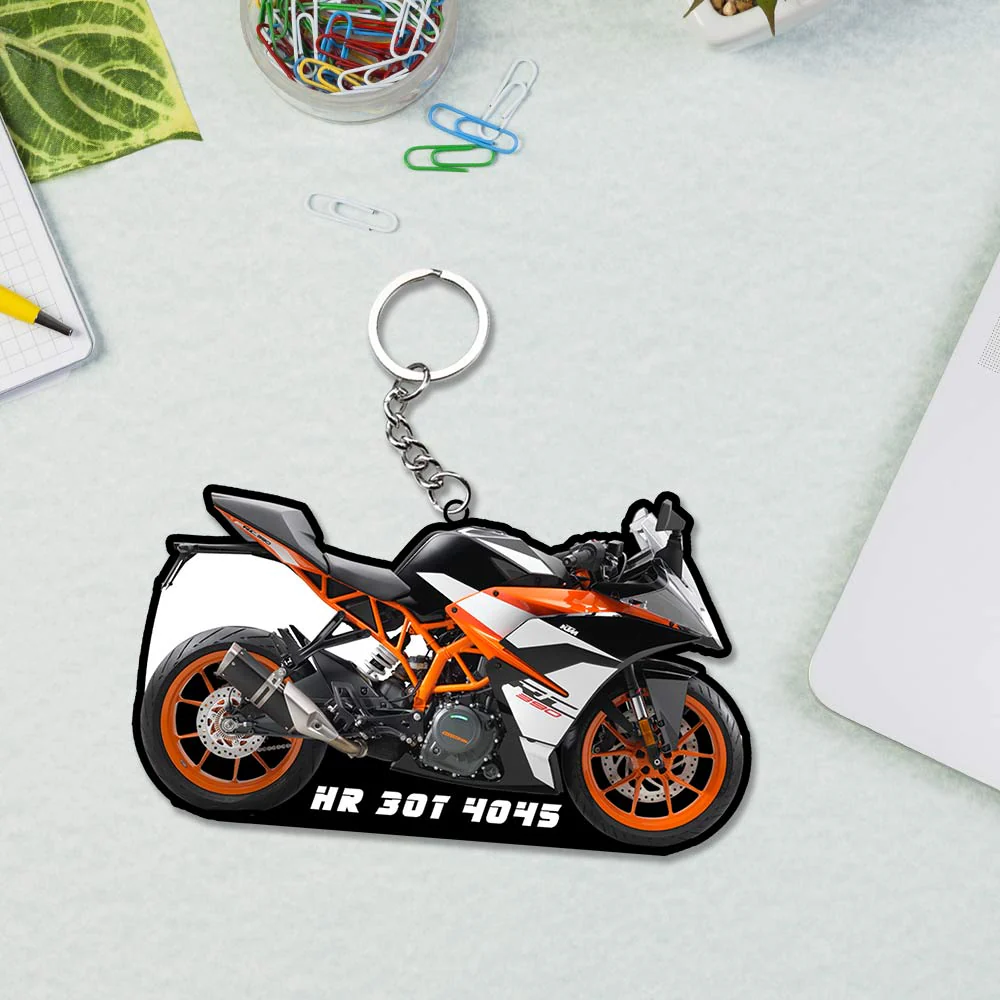 Bike Keychain With Name - Image 8