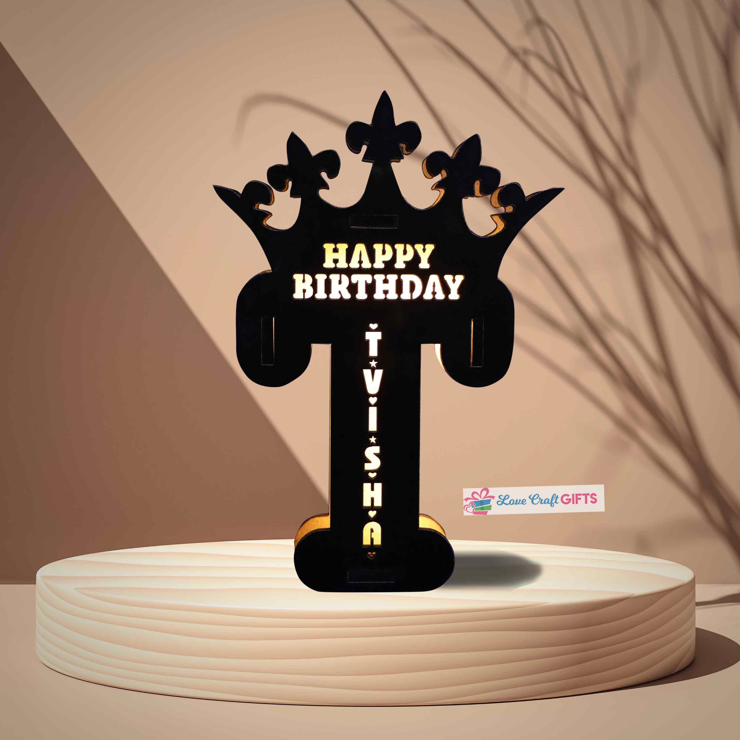 BIRTHDAY SPECIAL CUSHION AND ALPHABET FRAME COMBO - Image 3