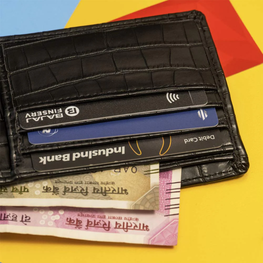 Personalized Men Wallet - Black - Image 4