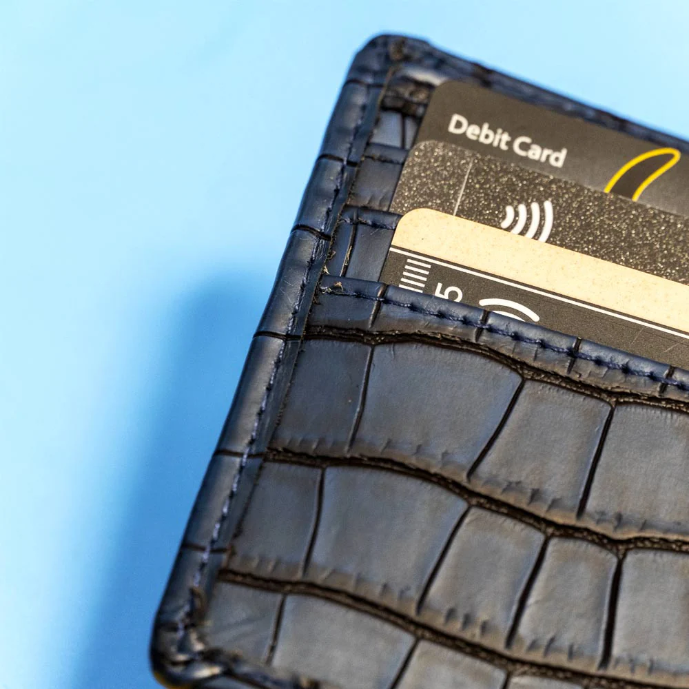 Personalized Men Wallet - Blue - Image 4