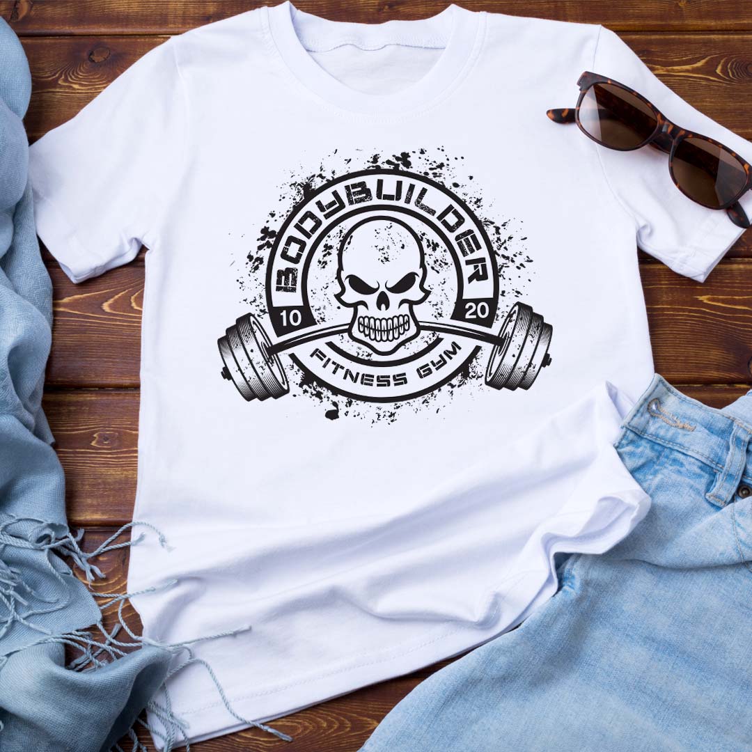 Bodybuilder Printed T-shirt - Image 2