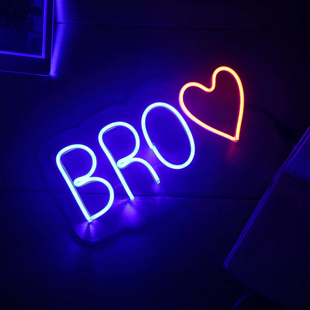 Bro Neon Light Frames