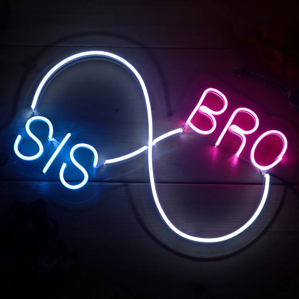 Bro Sis Infinity Neon Light Frames - Image 5