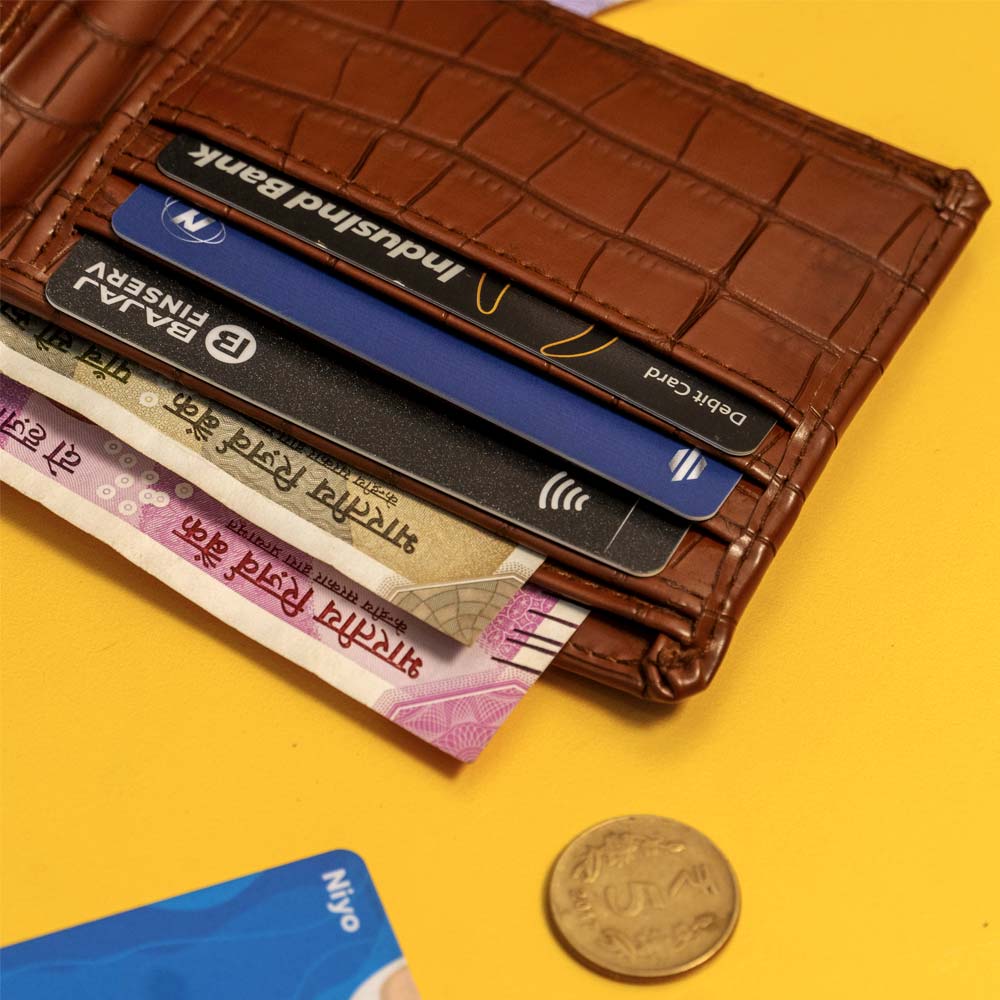 Personalized Men Wallet - Brown - Image 6
