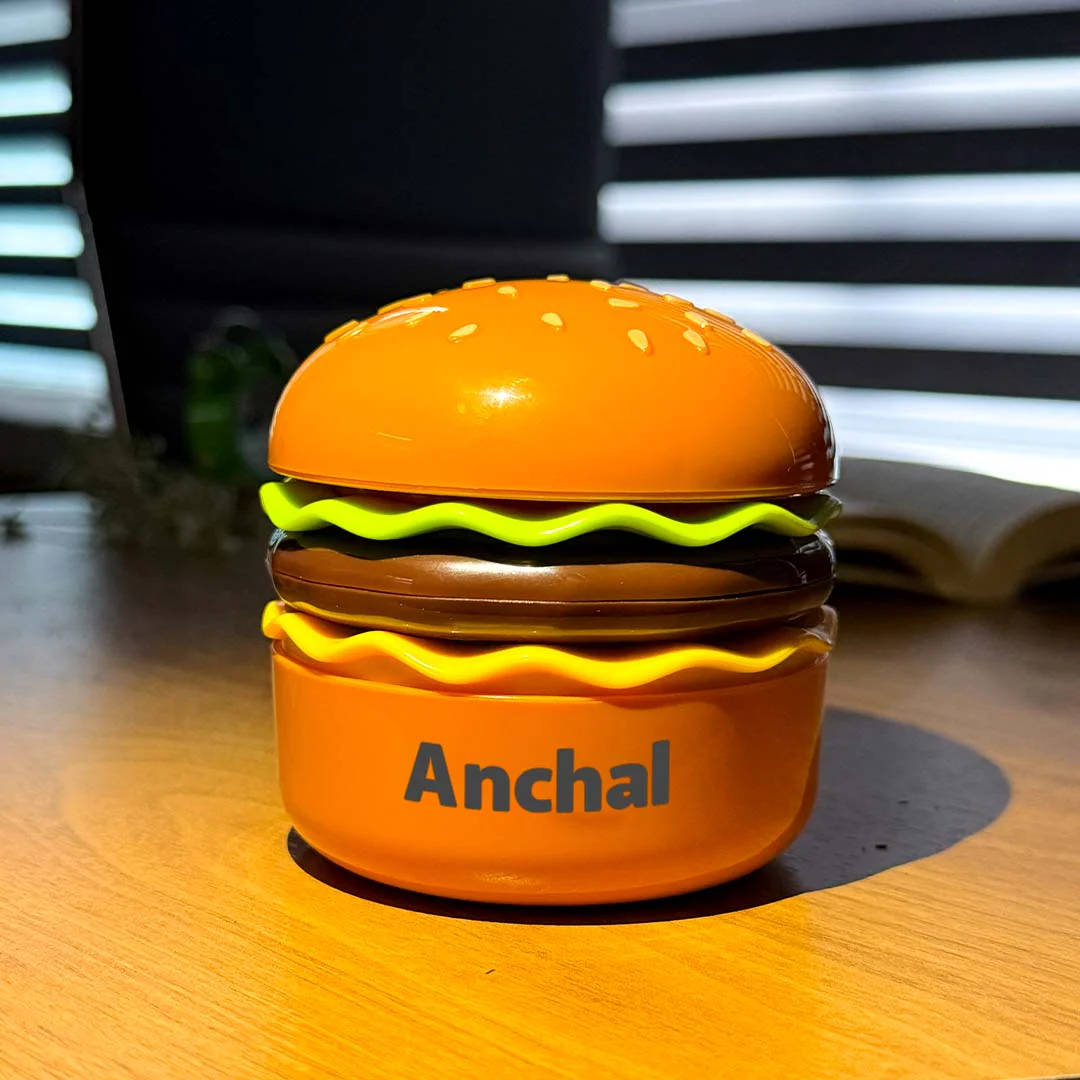 Personalized Burger Lamp with LED Light and Built-In Sharpener - Image 7
