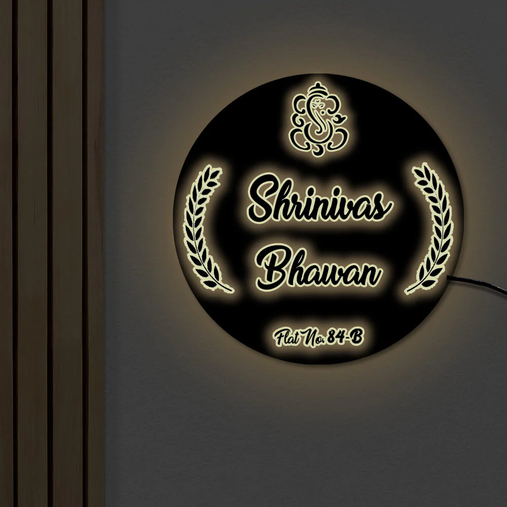 Buy LED Name Plates For Home