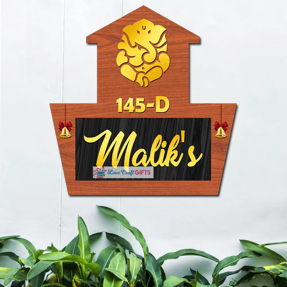 Buy Personalized Wooden Home Name Plates-12x15"