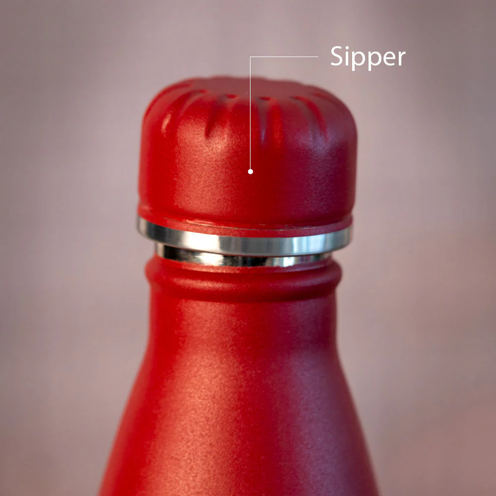 Best Personalized Red Stainless Steel Water Bottle - Image 3