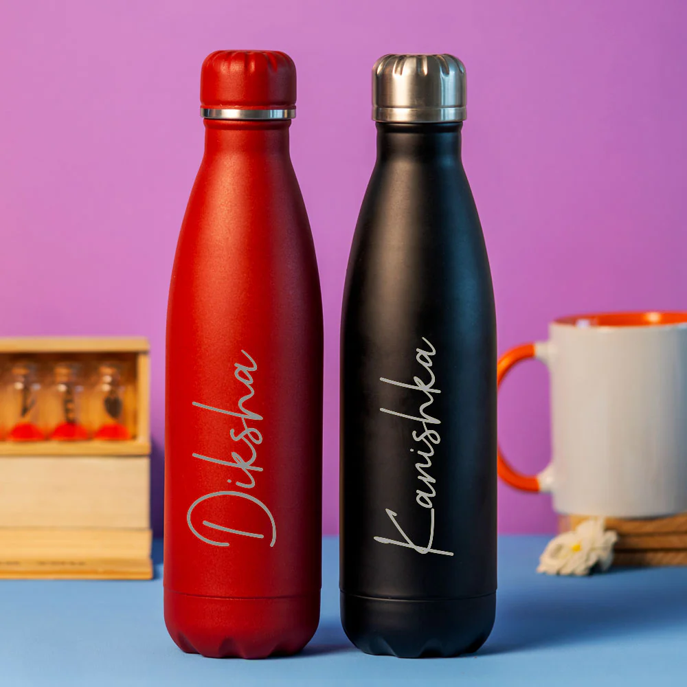Best Personalized Red Stainless Steel Water Bottle - Image 4