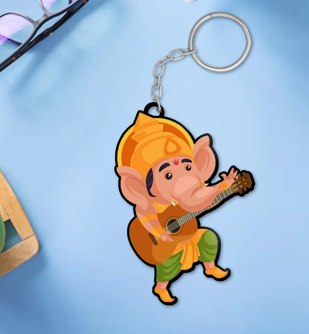 Cartoon Ganesha Keychain - Image 12