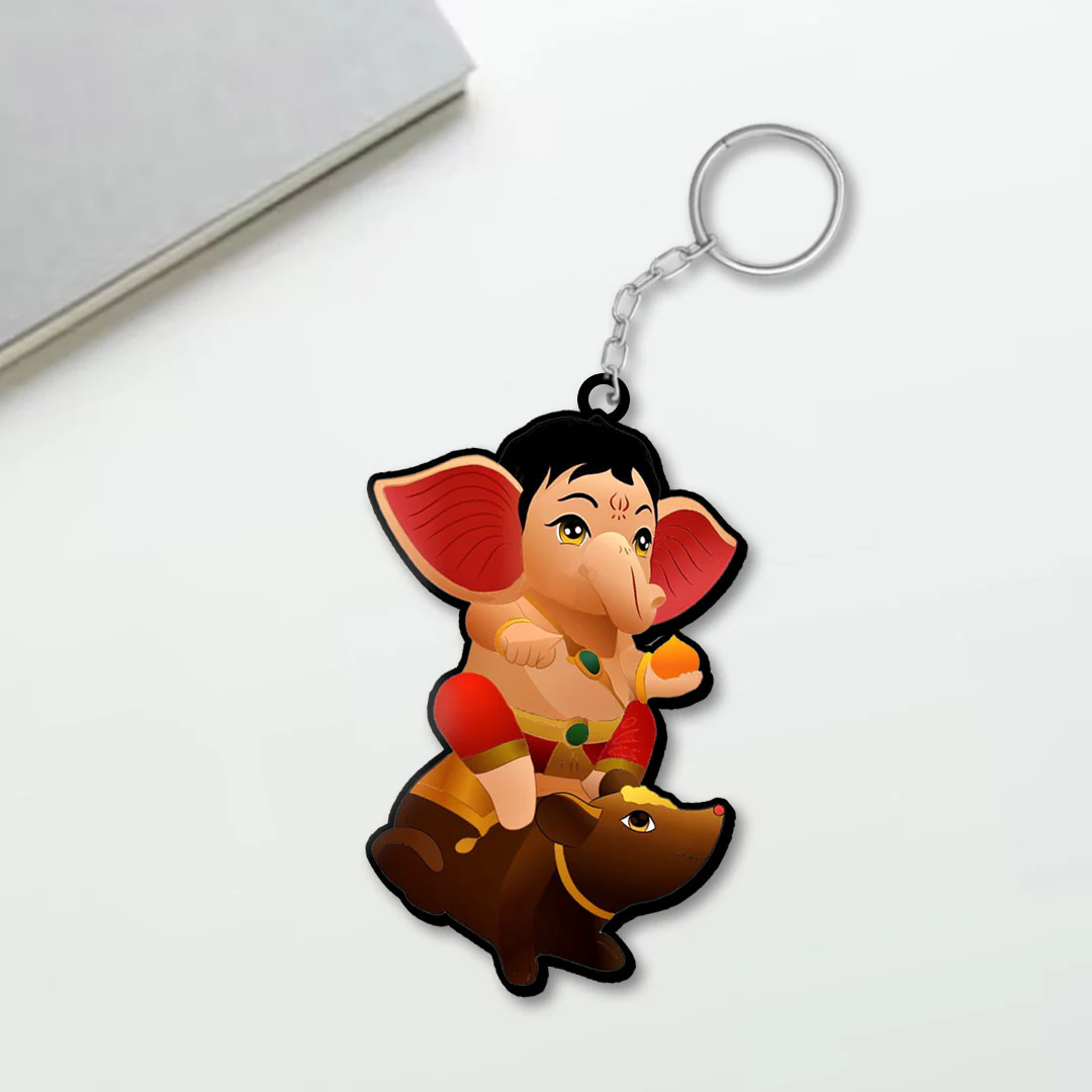 Cartoon Ganesha Keychain - Image 14