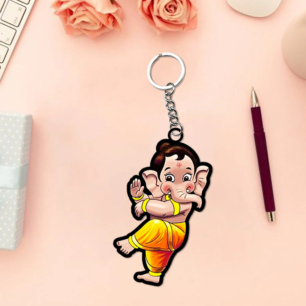 Cartoon Ganesha Keychain - Image 15