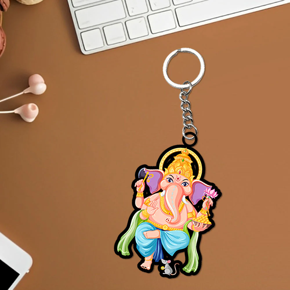 Cartoon Ganesha Keychain - Image 16