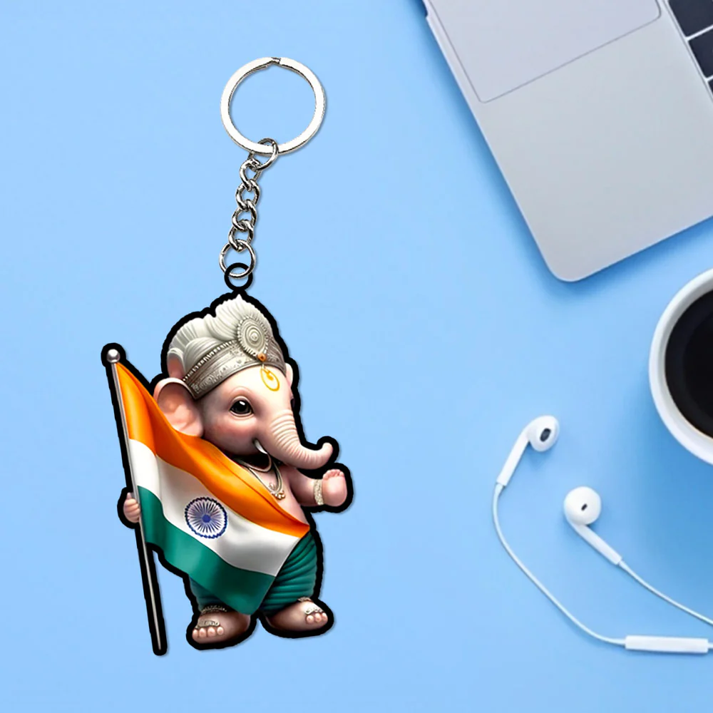 Cartoon Ganesha Keychain - Image 17