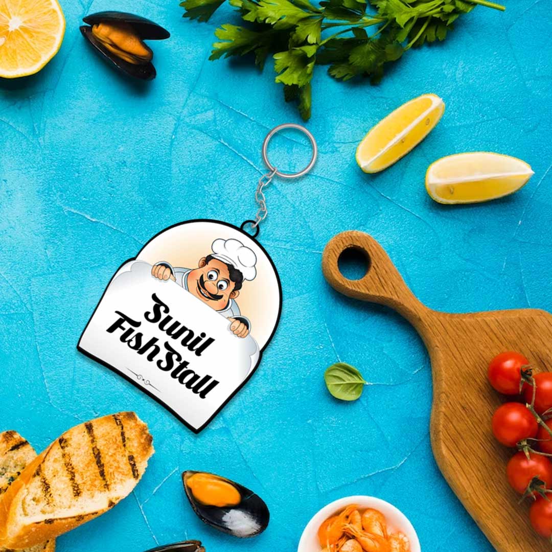 Chef Keychain With Name - Image 4