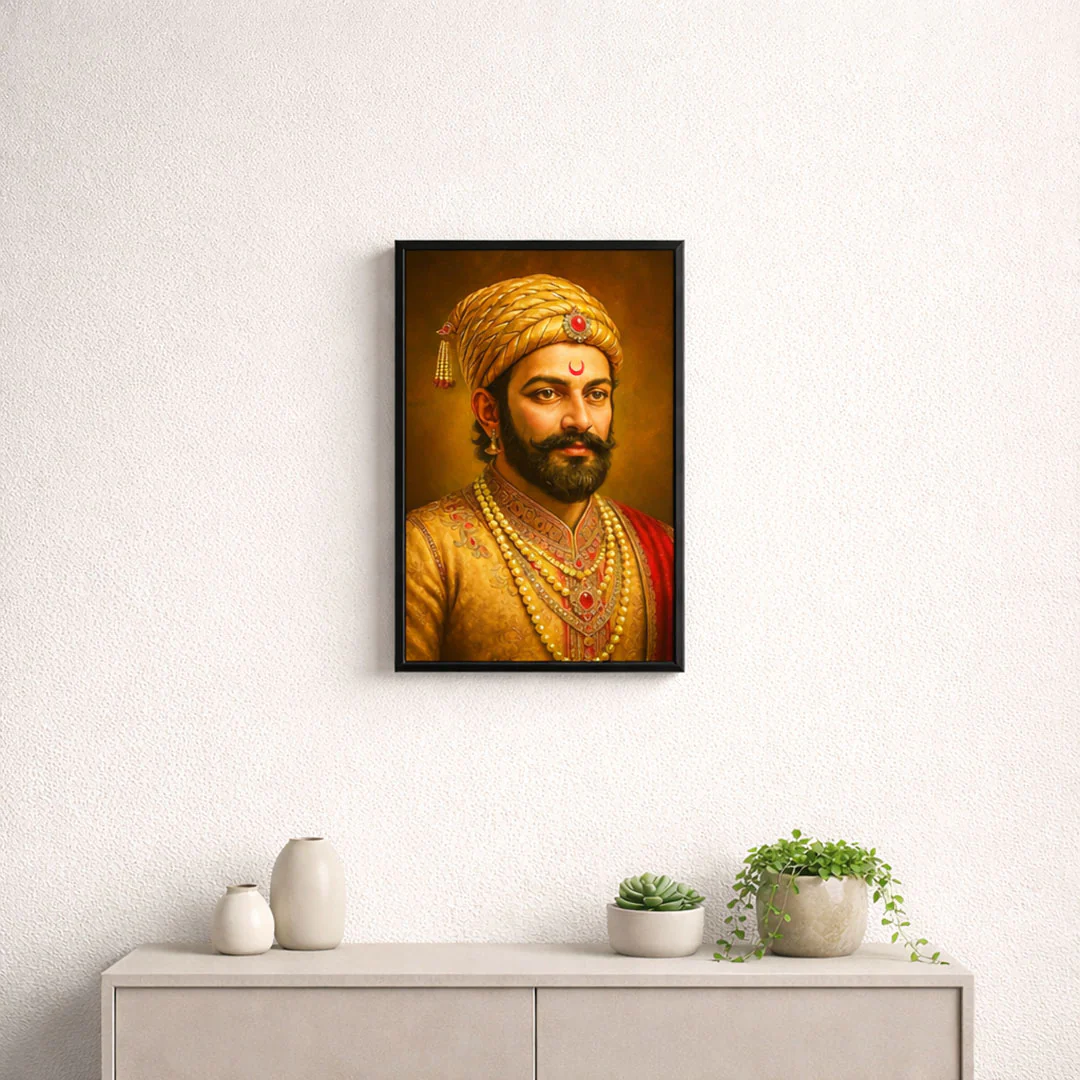 Chhatrapati Shivaji Maharaj Inspirational Portrait Wall Frame - Image 4