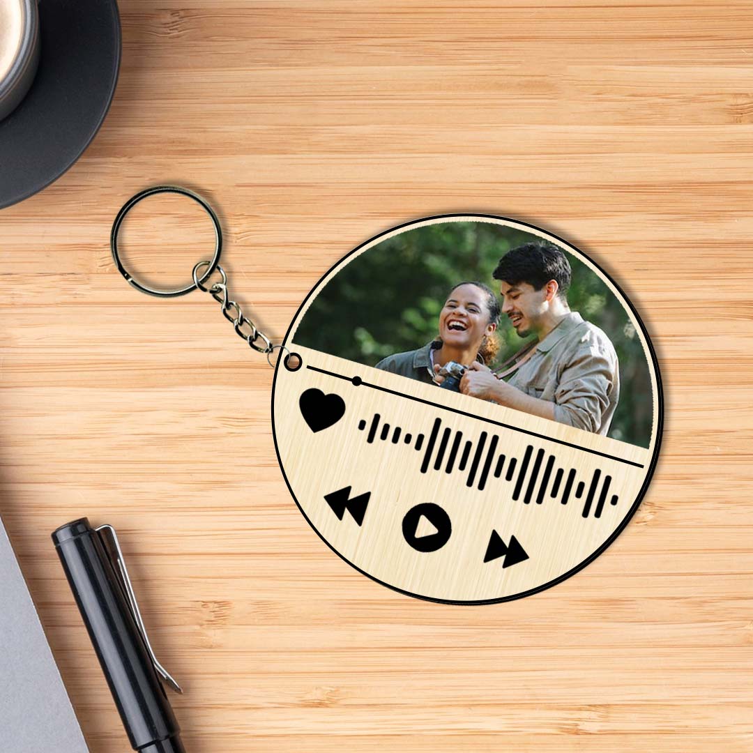 Circular Spotify Keychain - Image 2