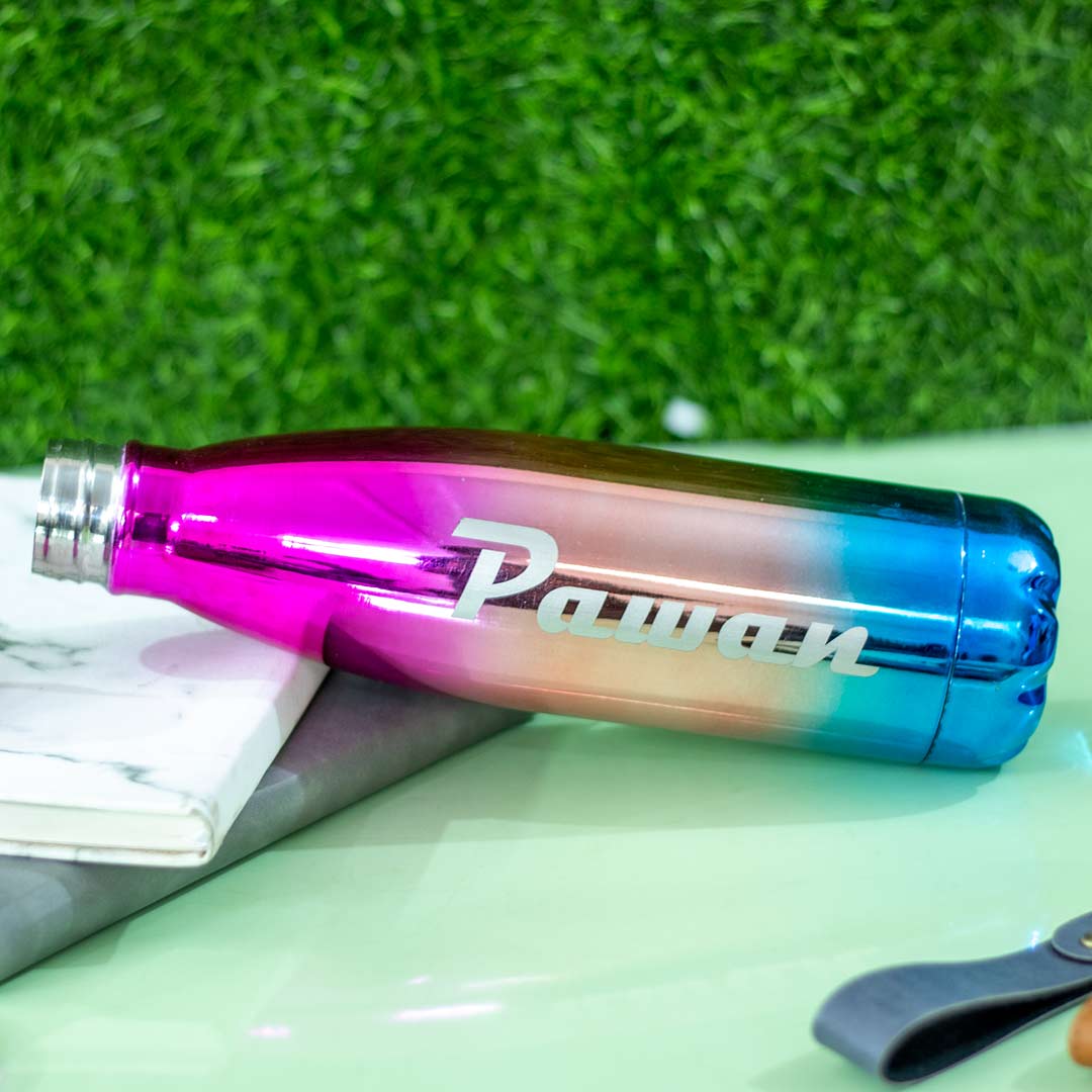 Colored Stainless Steel Water Bottles With Name - Image 4