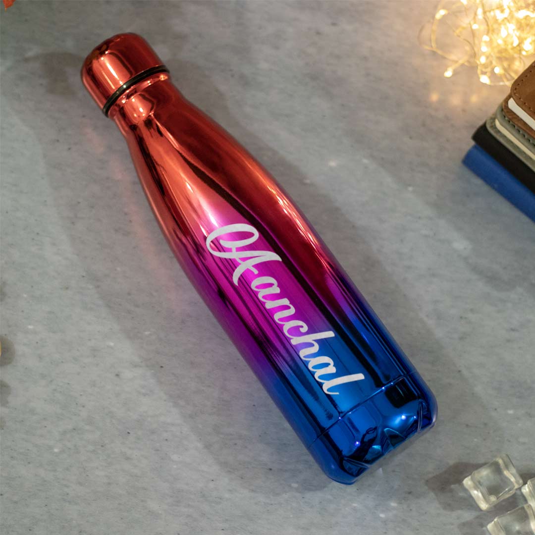 Colored Stainless Steel Water Bottles With Name - Image 5