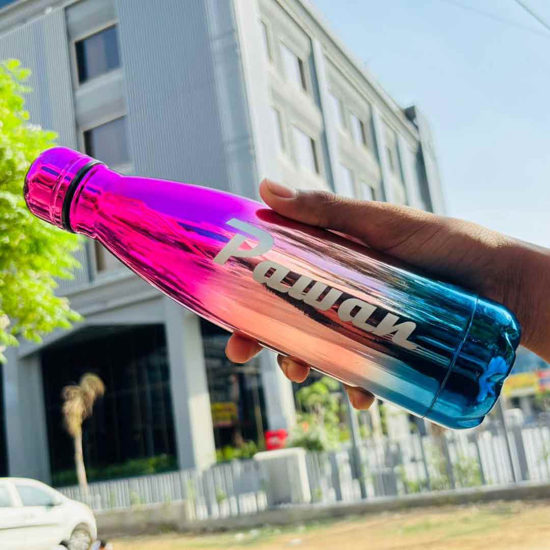 Colored Stainless Steel Water Bottles With Name - Image 8